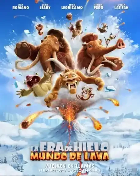 Póster de La Era de Hielo: Mundo de Lava