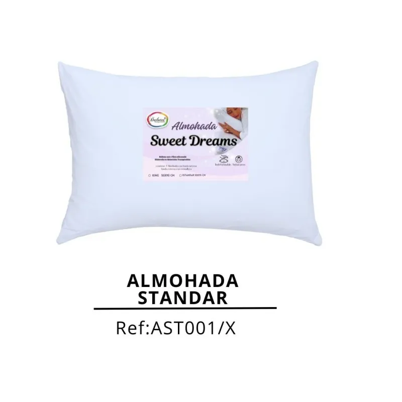 Almohada estándar de fibra siliconada