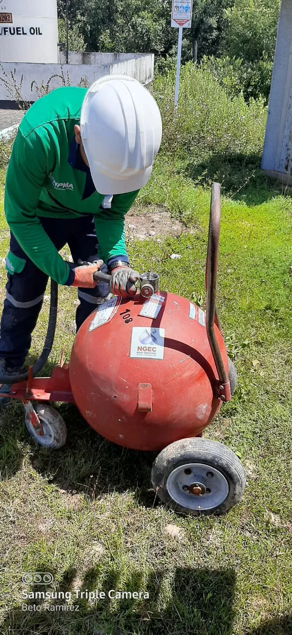 Recarga y mantenimiento de extintores
