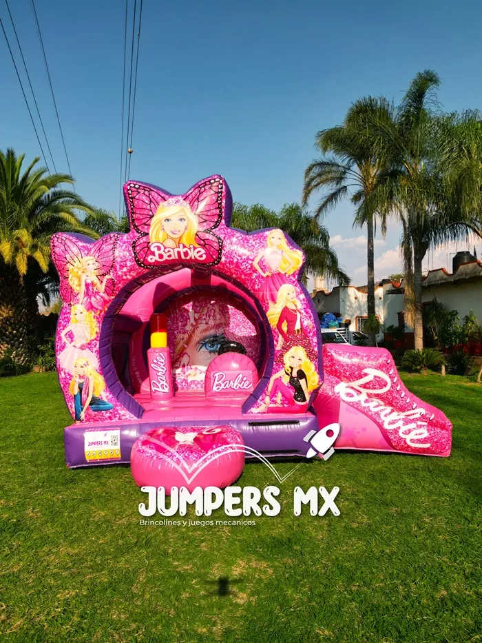Inflable Circular con Rampa Barbie
