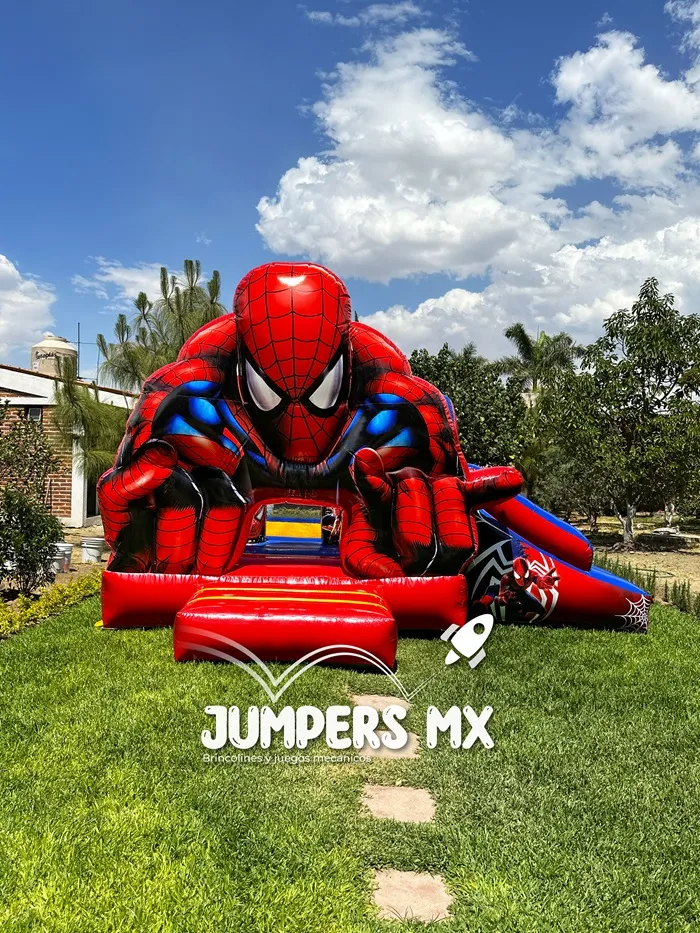 Inflable Muro con Rampa Spiderman