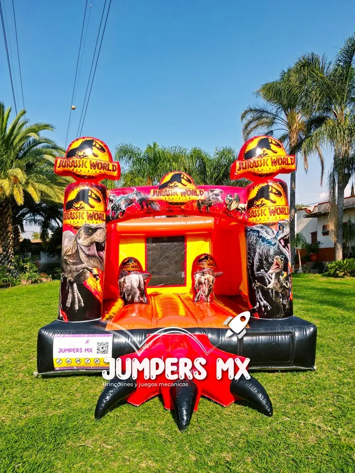 Inflable Castillo Jurassic – Naranja