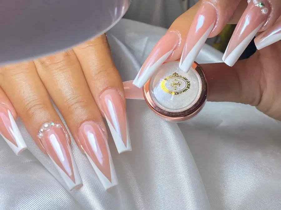 Efecto Perla Cromo Blanco