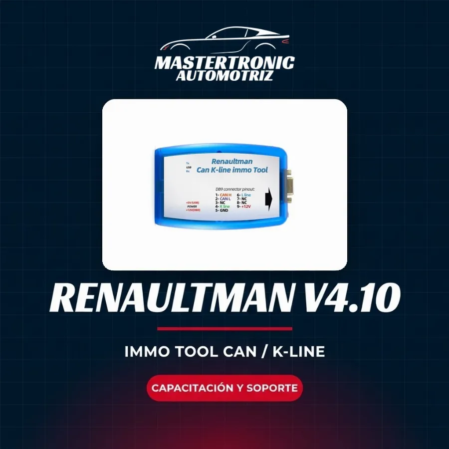Renaultman OBD2 CAN/K-Line IMMO Tool V4.10