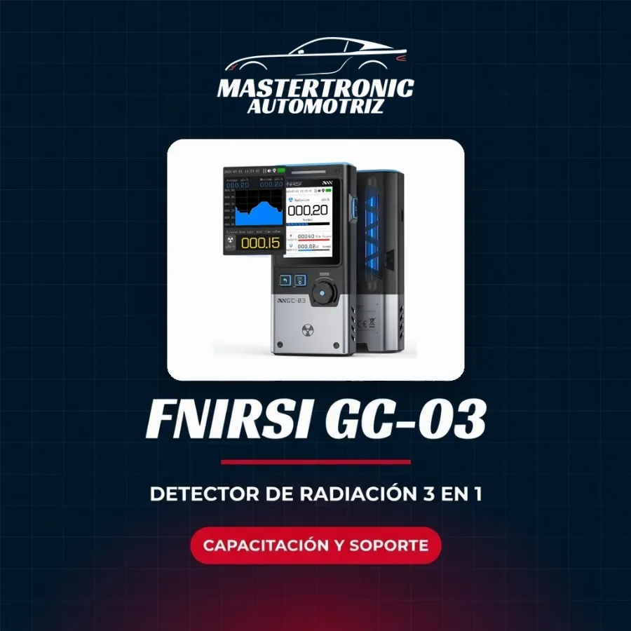 FNIRSI GC-03 – Detector de Radiación Multifuncional 3 en 1