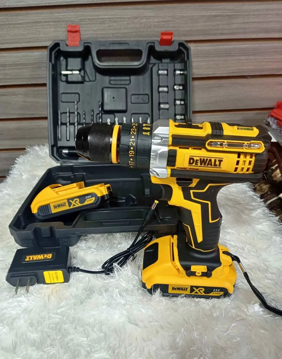 Taladro DeWalt 36V Inalámbrico 1/2″ + Accesorios